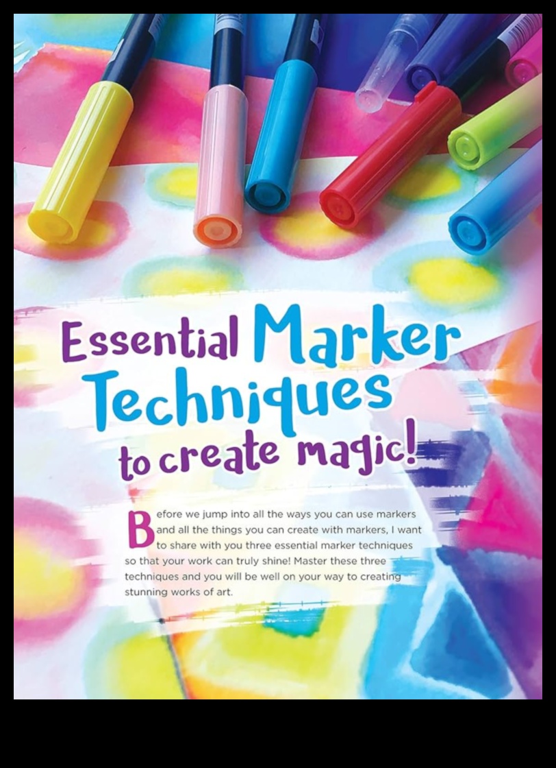 Marķieru gleznošana Radoša izeja visiem 2 Marķieru simfonija: harmonisku kompozīciju veidošana krāsās