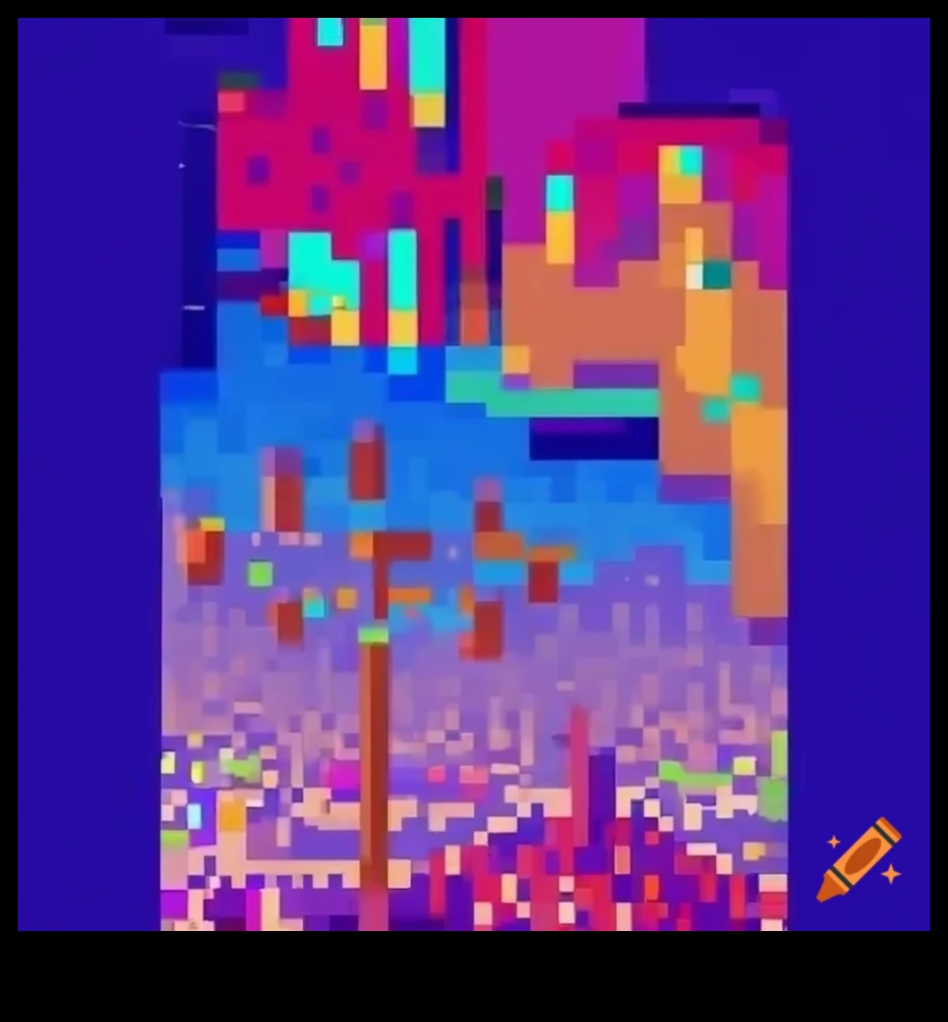 Dabas krāsas pikselētā pilnībā 4 Dabas palete pikseļos: floras un faunas digitālā tveršana