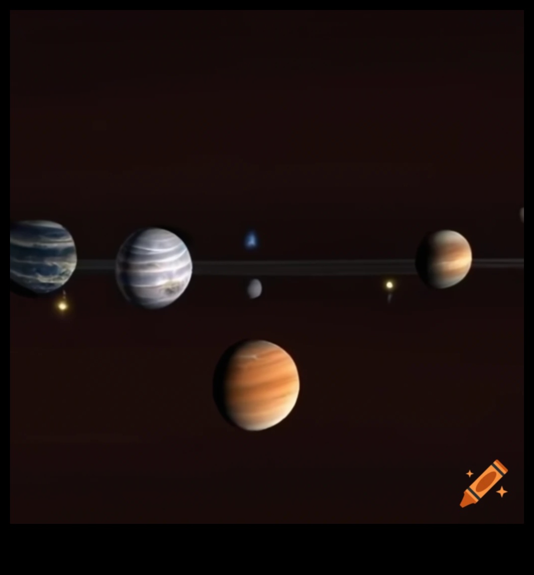 Kosmiskais balets: dejo planētas mūsu brīnišķīgajā Saules sistēmā